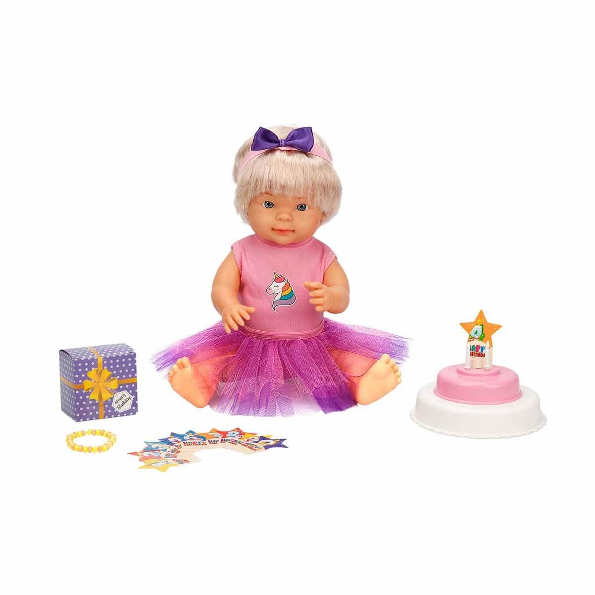 Bebelou Doğum Günü Bebeği 40 cm Mor Diğer S00040021 M