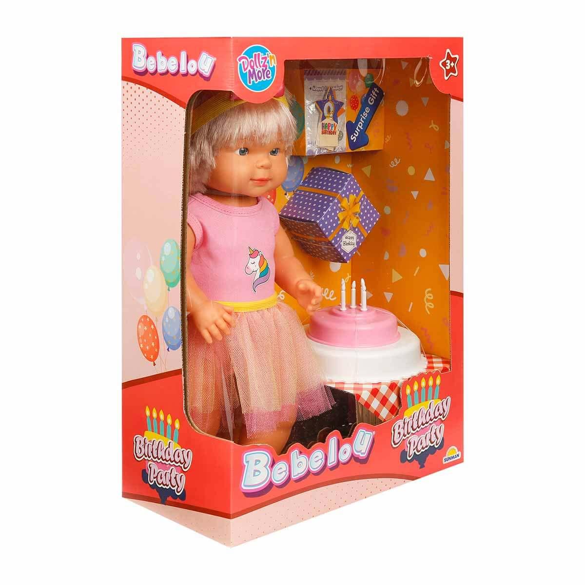 Bebelou Doğum Günü Bebeği 40 cm Pembe Diğer S00040021 P