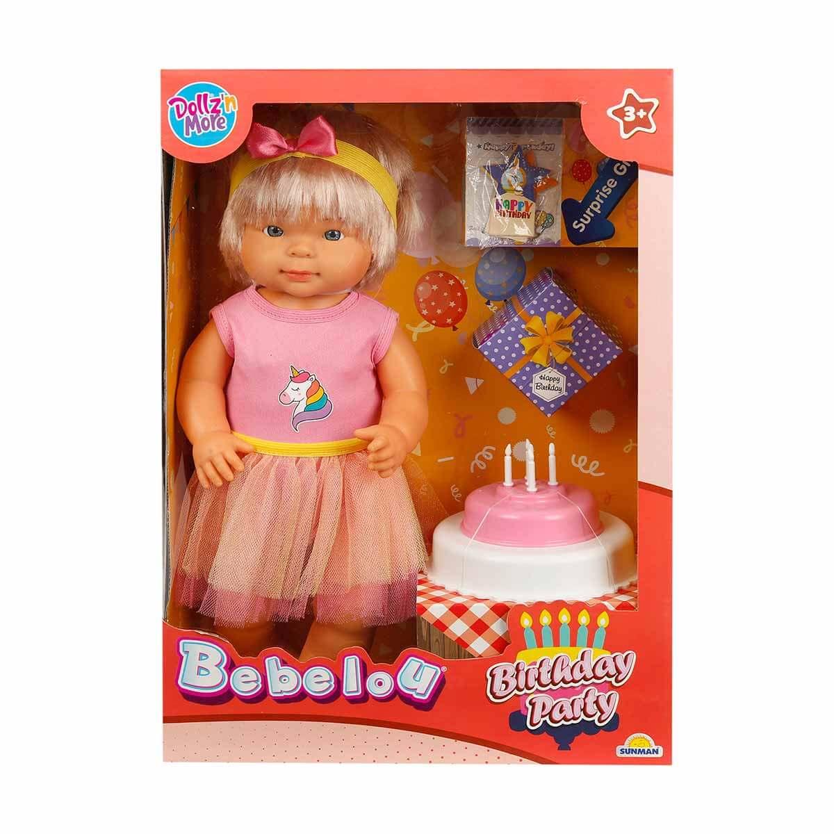 Bebelou Doğum Günü Bebeği 40 cm Pembe Diğer S00040021 P