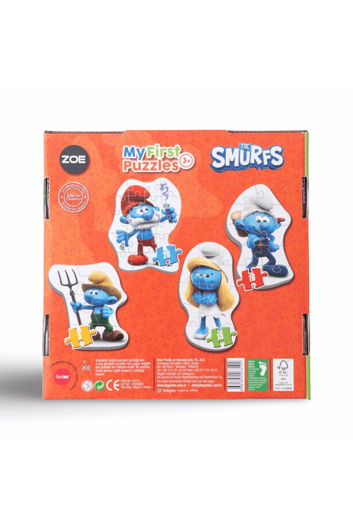 Şirinler My First Puzzle Diğer SMR 10304