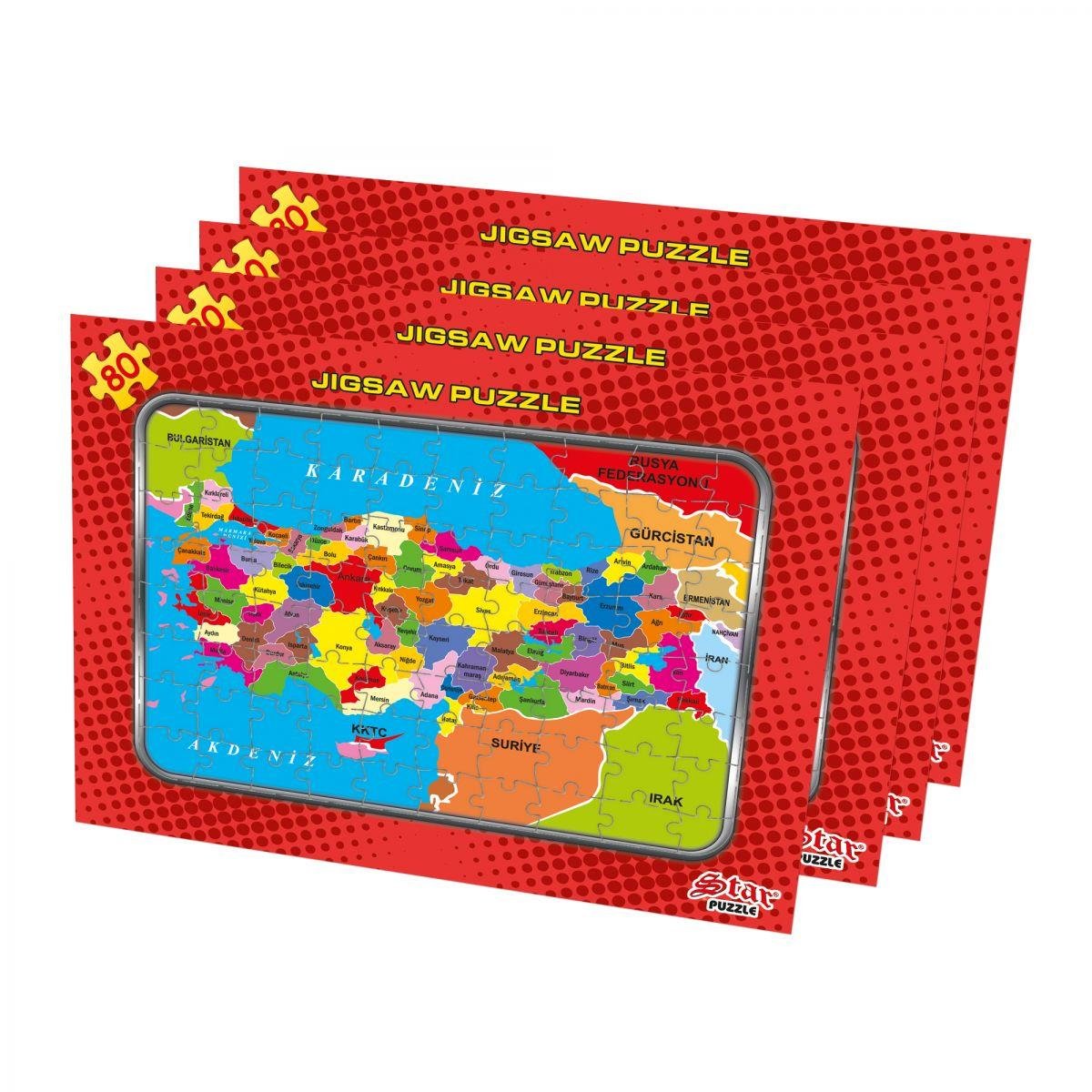 STAR TURKIYE HARITASI PUZZLE Diğer STR 9090