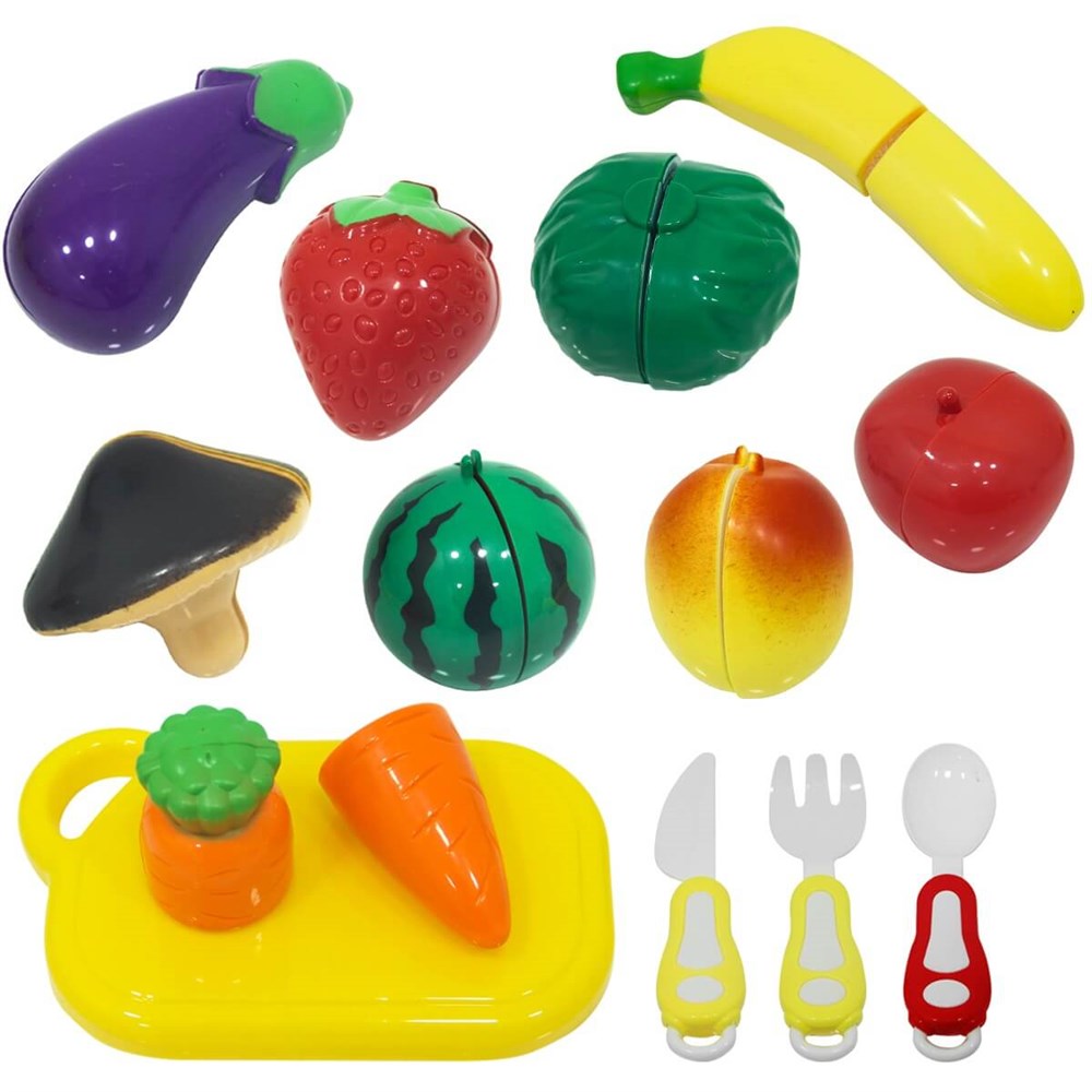 16 PARCALI KESILEBILEN SEBZE VE MEYVELER Diğer URT007 1 ABC