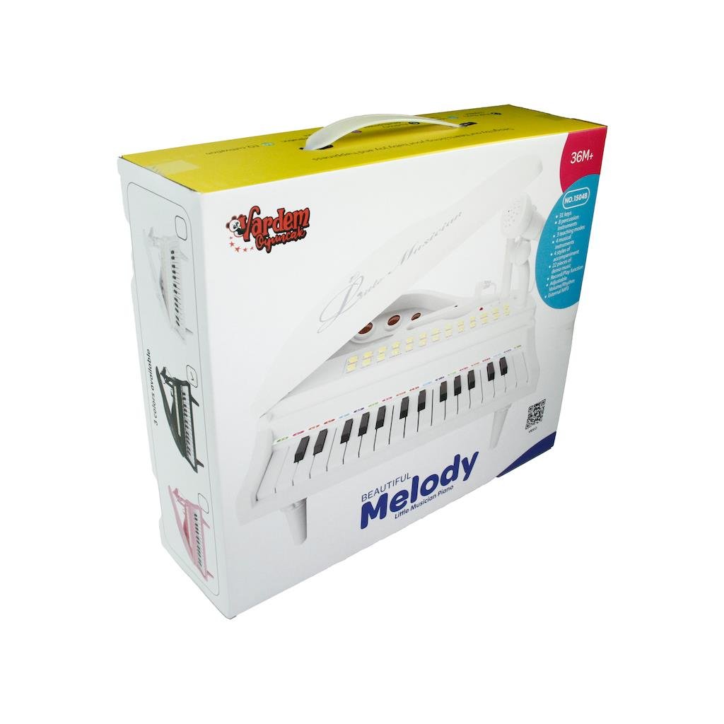 MIKROFONLU 31 TUSLU MP3 CALAR PIYANO BEYAZ Diğer VAR 1505A B