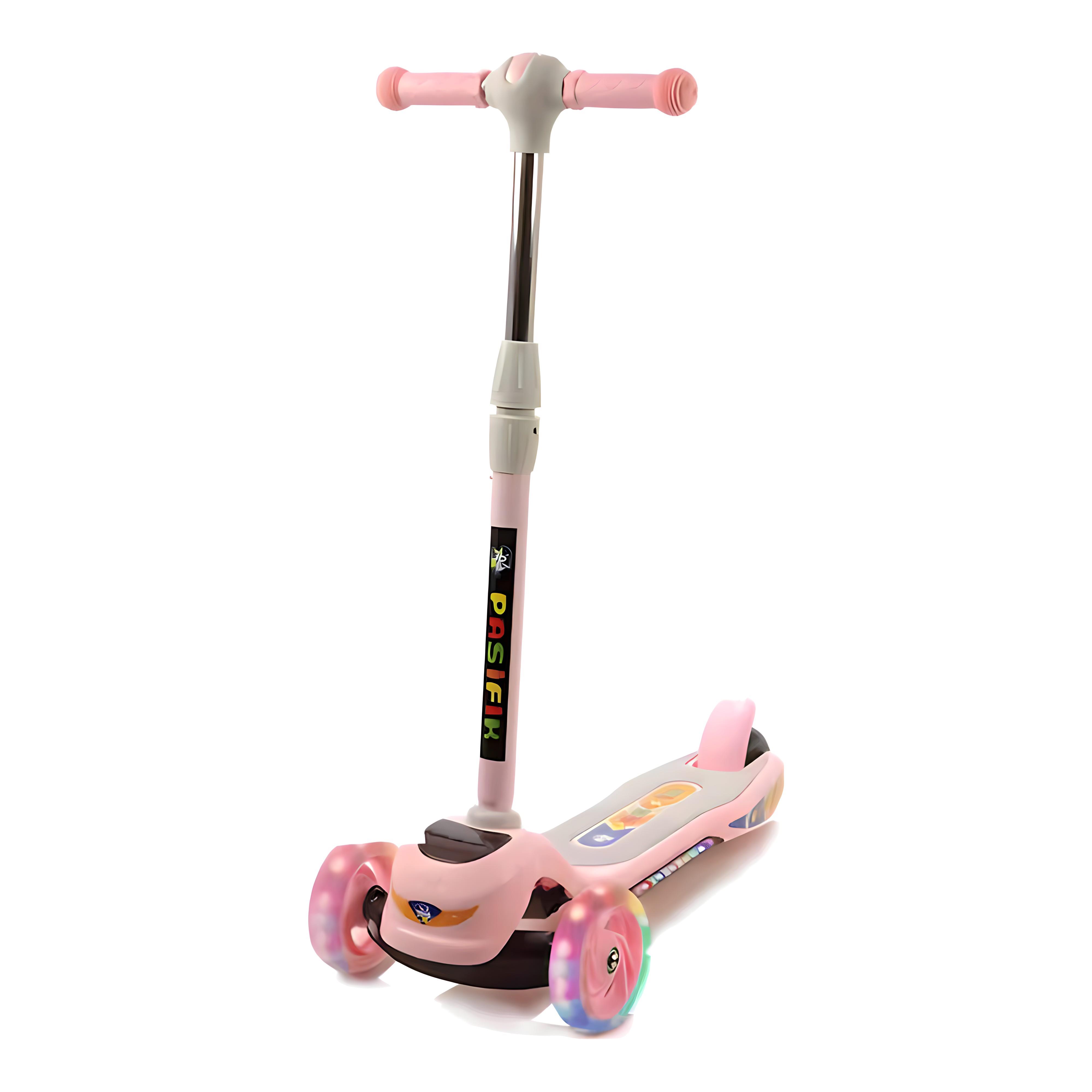 PASIFIK ISIKLI MUZIKLI SCOOTER YX-S301 PEMBE Diğer YX S301