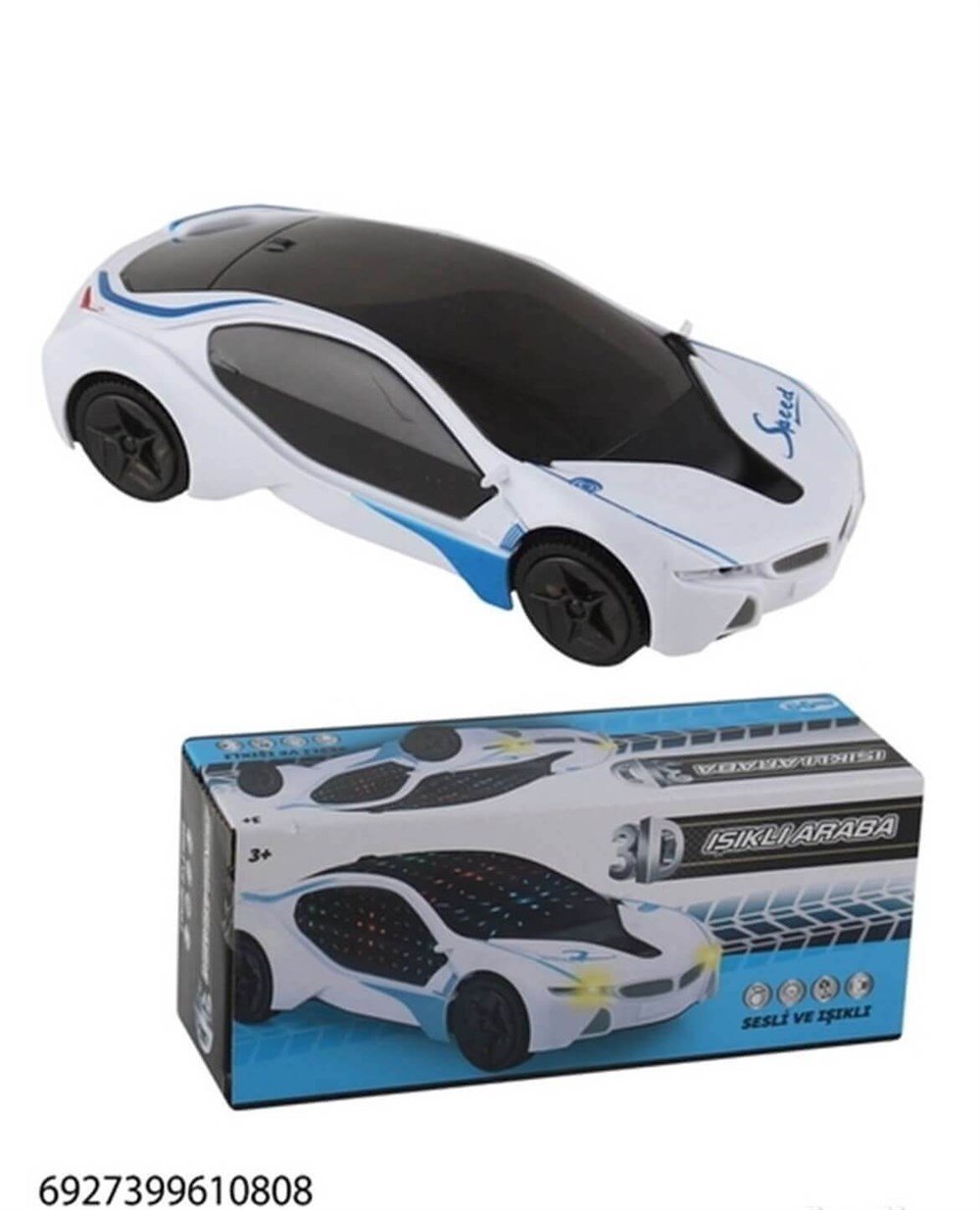 Çarp Dönsün Işıklı Sesli Yarış Arabası Diğer ZX178