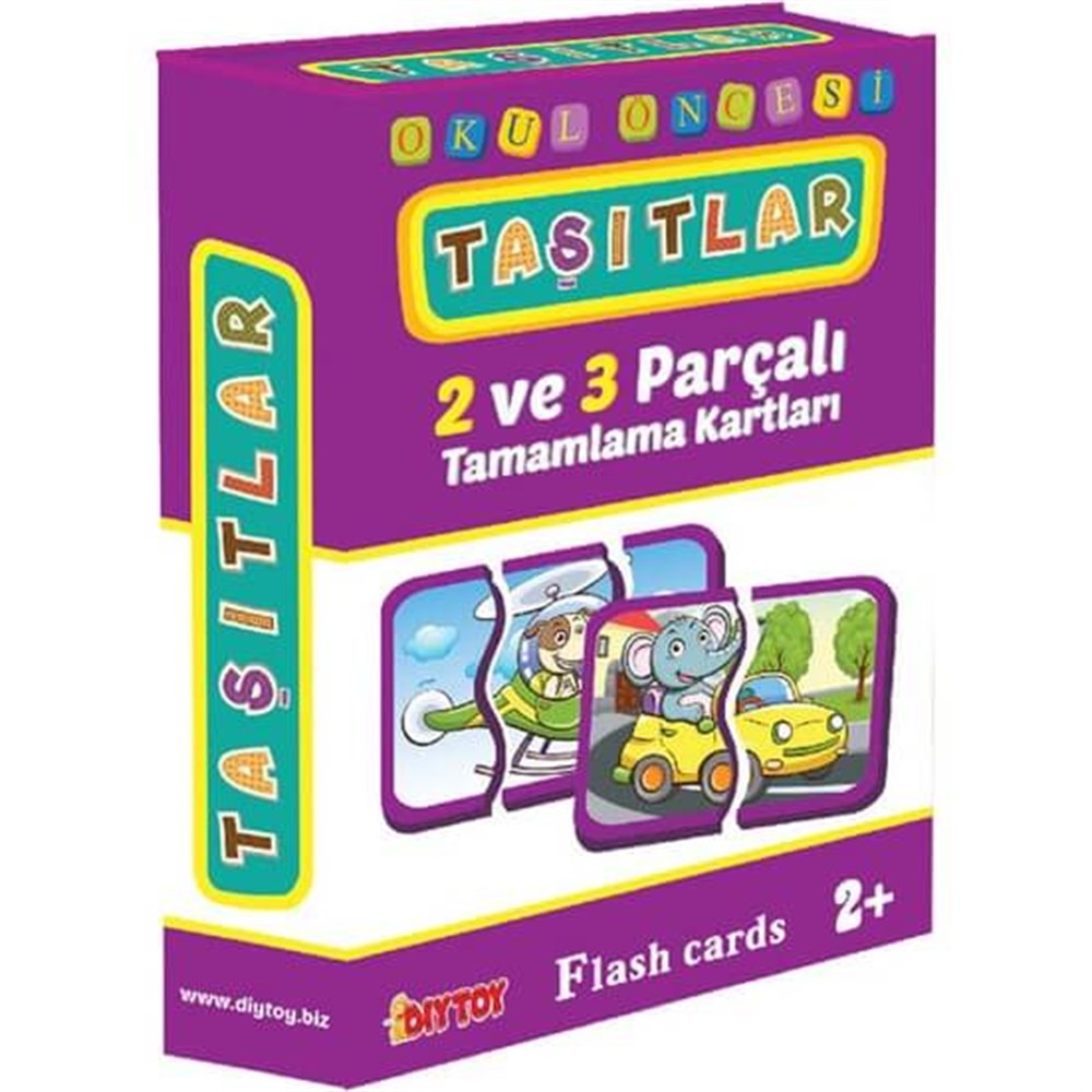 Diytoy Flash Card Taşıtlar TAB FCT7192 Diytoy TAB FCT7192