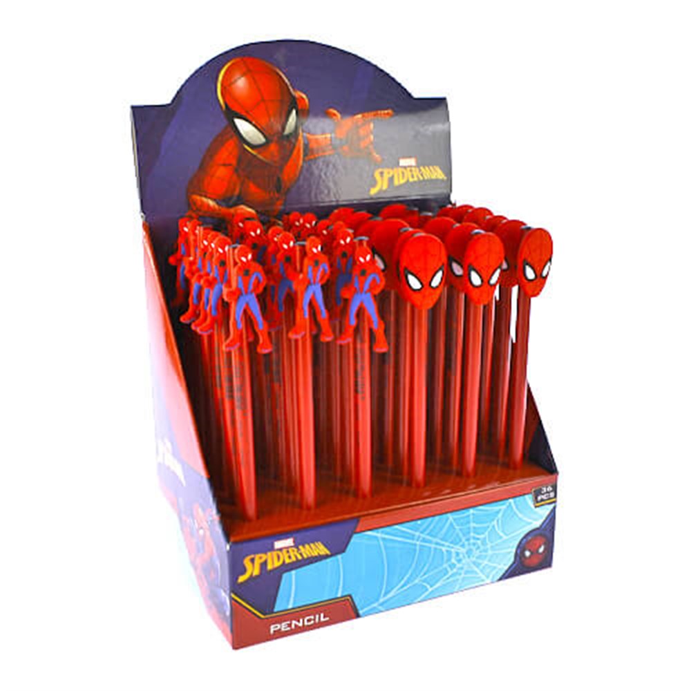 SPIDERMAN Maskotlu Kurşun Kalem SM8692 Dolphin SM8692