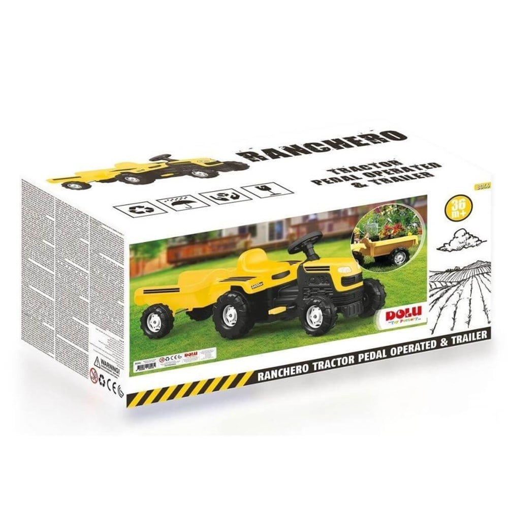 Dolu Ranchero Pedallı Romorklu Traktor Dolu 8046