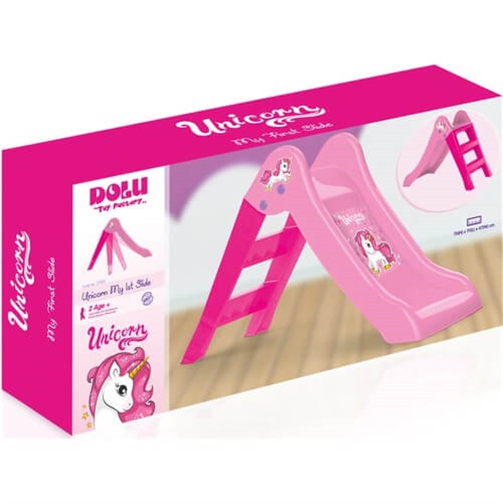 Dolu Unicorn İlk Kaydırağım Pembe Dolu DL 2501