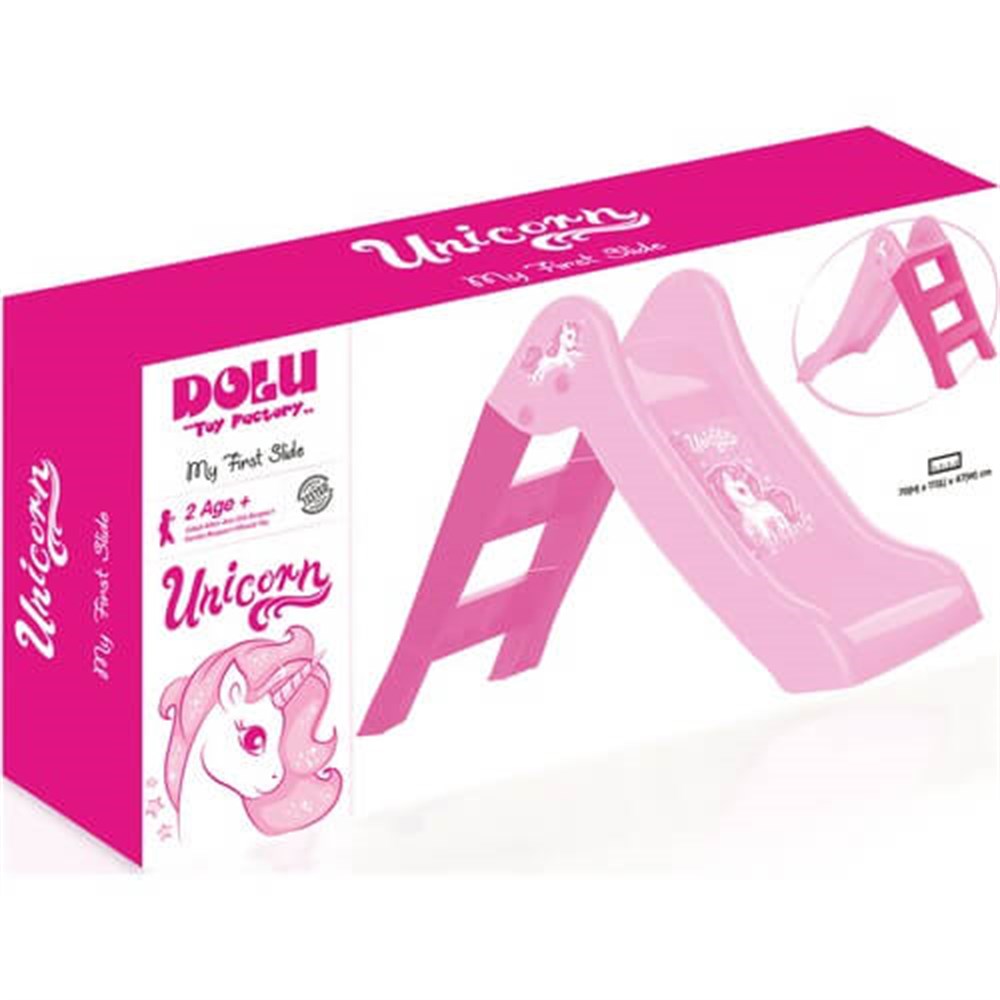Dolu Unicorn İlk Kaydırağım Pembe Dolu DL 2501