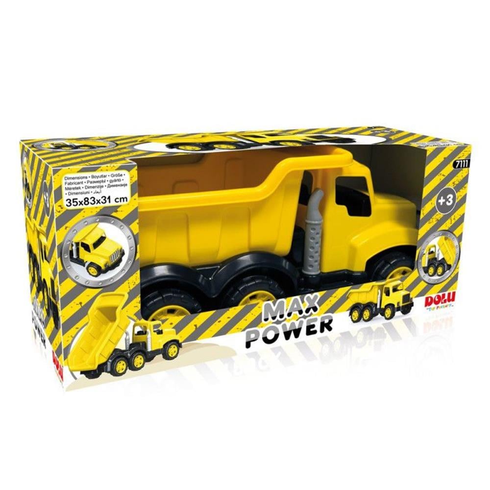 Dolu Süper Kamyon 83 cm 7012 Sarı Dolu DL7112