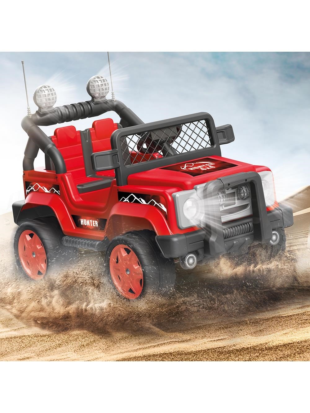 Dolu Hunter 12V Uzaktan Kumandalı MP3 Playerlı Akülü Jeep Dolu DL8081