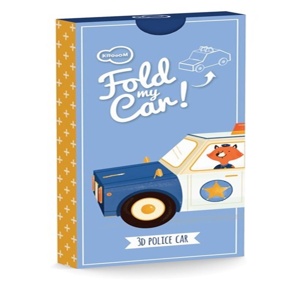 Krooom Polis Arabası 3D Fold My Car
