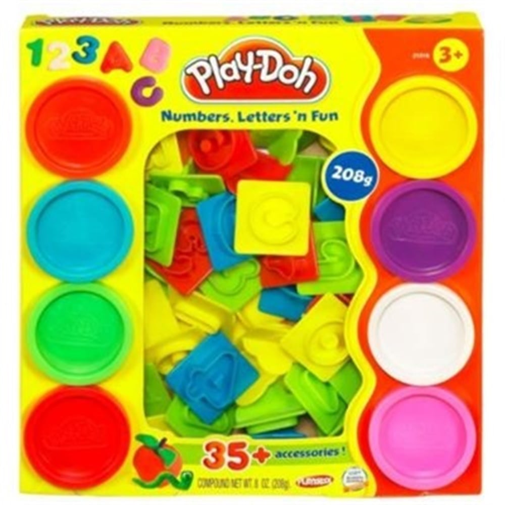 PLAYDOH NEŞELİ HARFLER VE RAKAMLAR