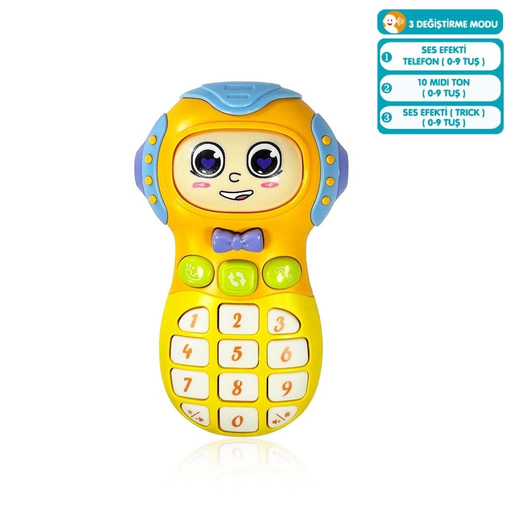 Işıklı ve Müzikli Cep Telefonu Bebek Piyanosu Vardem JLG 855 40A