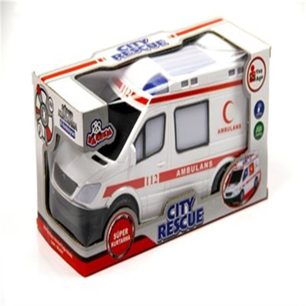 Pilli Ambulans Ve Polis Arabası