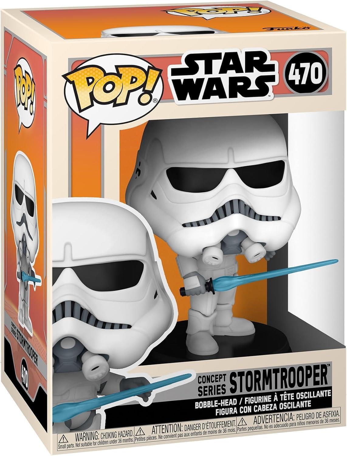 Funko Pop Figure Star Wars Concept Series Stormtrooper 56769 Funko Pop NITA 56769