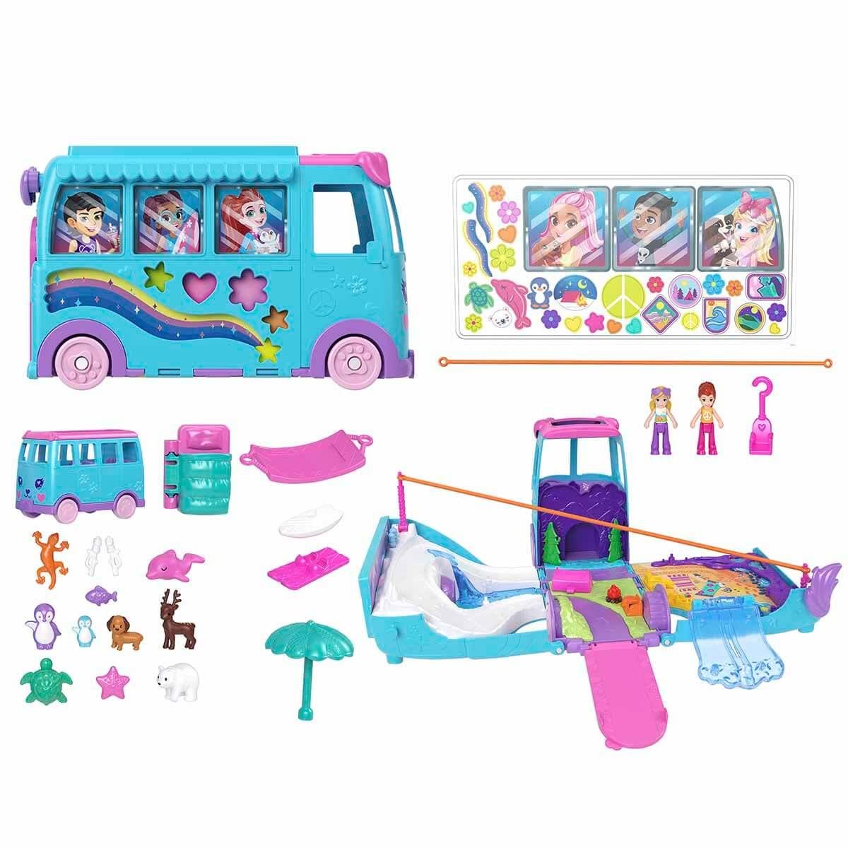 POLLY POCKET DONUSEBILEN EVCIL HAYVAN KARAVANI OYUN SETI JCC22 Diğer JCC22