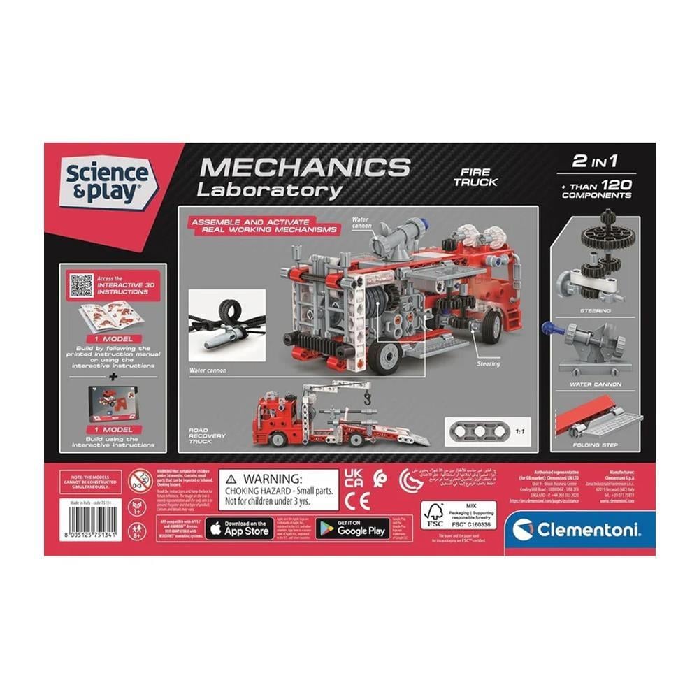 CLEMENTONI MEKANIK LABORATUVARI FIRE TRUCK 75134 Diğer CLE 75134