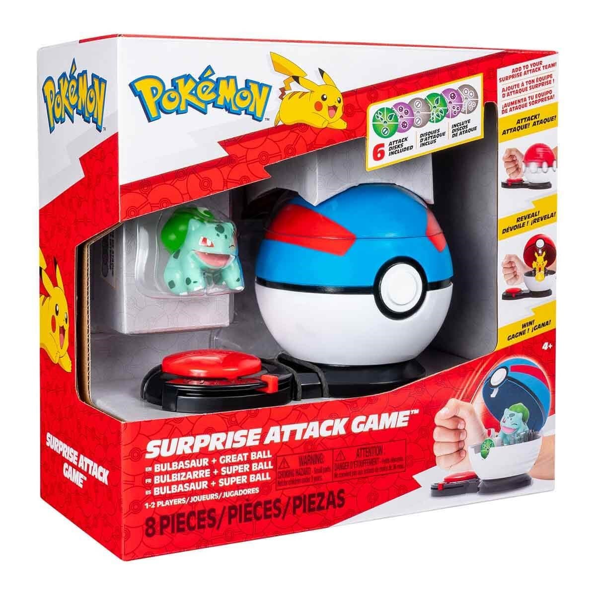 Pokémon Sürpriz Atak Oyun Seti Bulbasaur + Great Ball PKW2724 A-PKW4174 Pokemon PKW4174