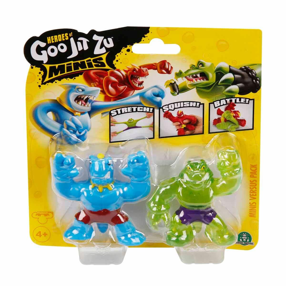 Goojitzu Hgjz Minis Stretch 2li Figür Seti GJT48000 Rock Jaw vs Tyro Goojitzu GJT48000 TRJ