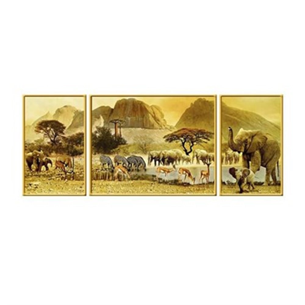 Ravensburger Puzzle Afrika Gezisi 3'lü Puzzle 1000 Parça 