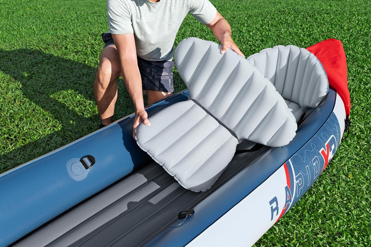 Bestway 65132 Rapid X3 Hydroforce 3 Kişilik Şişme Kano 381X100CM Bestway 65132