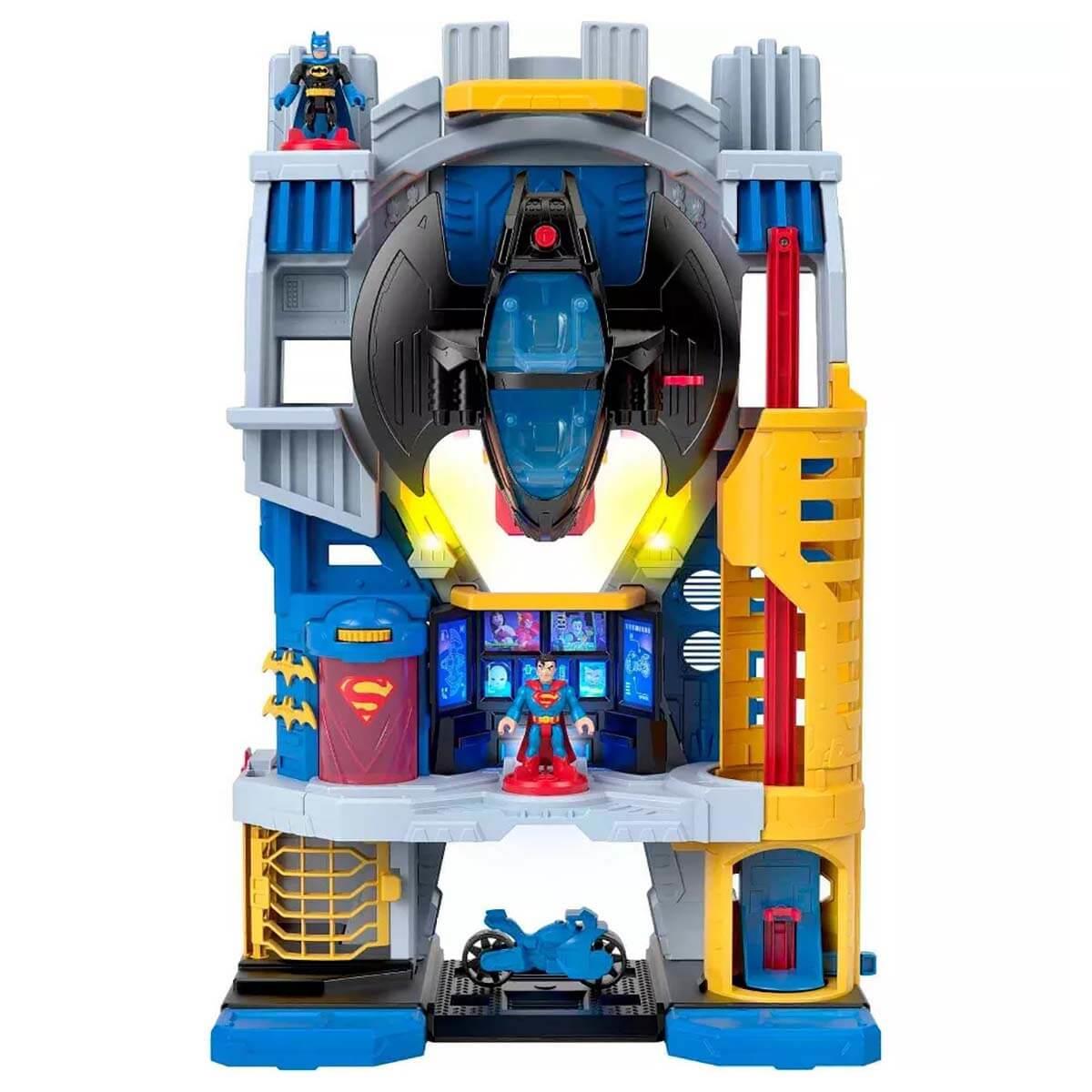IMAGINEXT DC SUPER FRIENDS ULTIMATE HEADQUARTERS SESLI VE ISIKLI MACERA OYUN SETI HNW08 Diğer HNW08