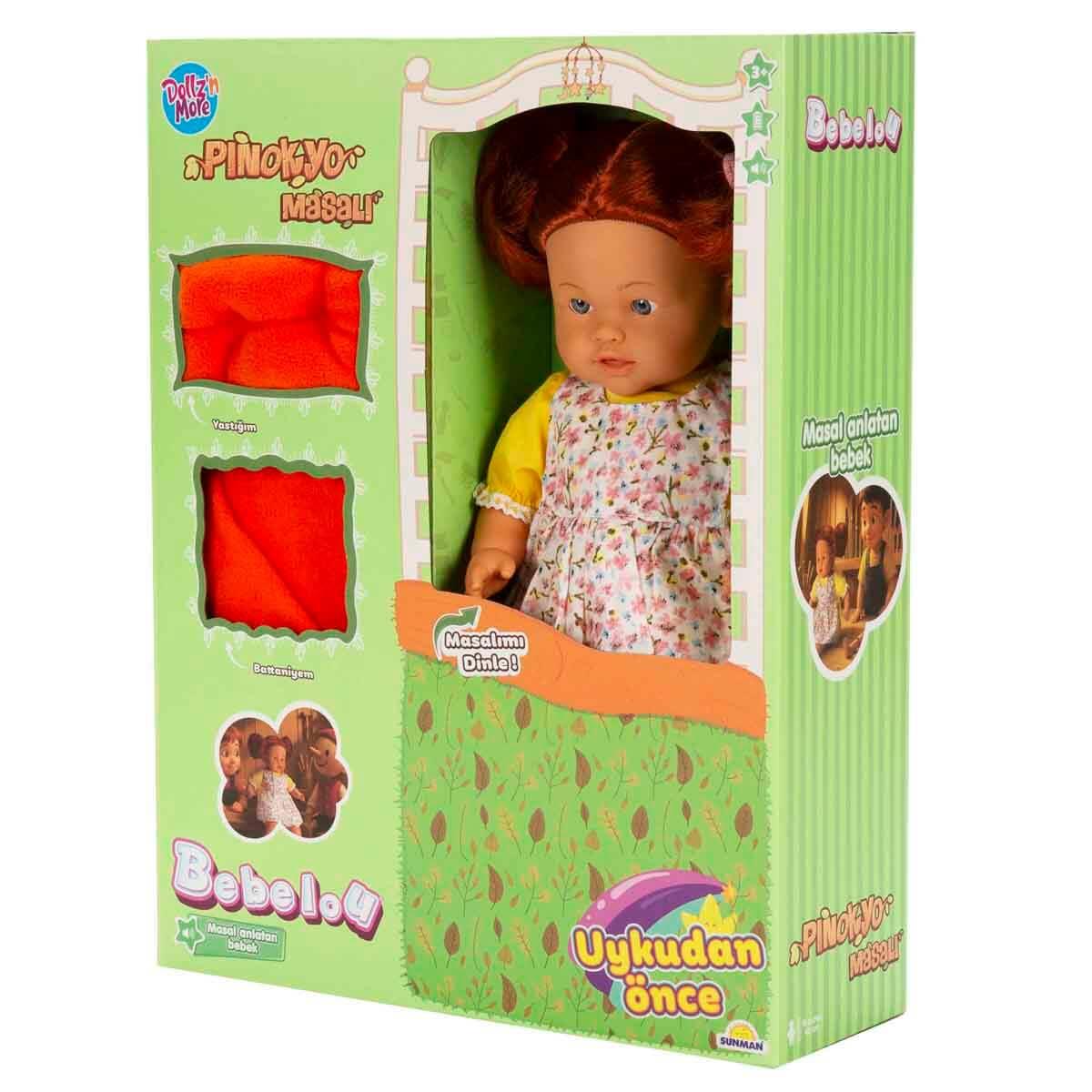 BEBELOU UYKUDAN ONCE BEBEGI MASAL ANLATAN PINOKYO 40 CM S01040042 Diğer S01040042