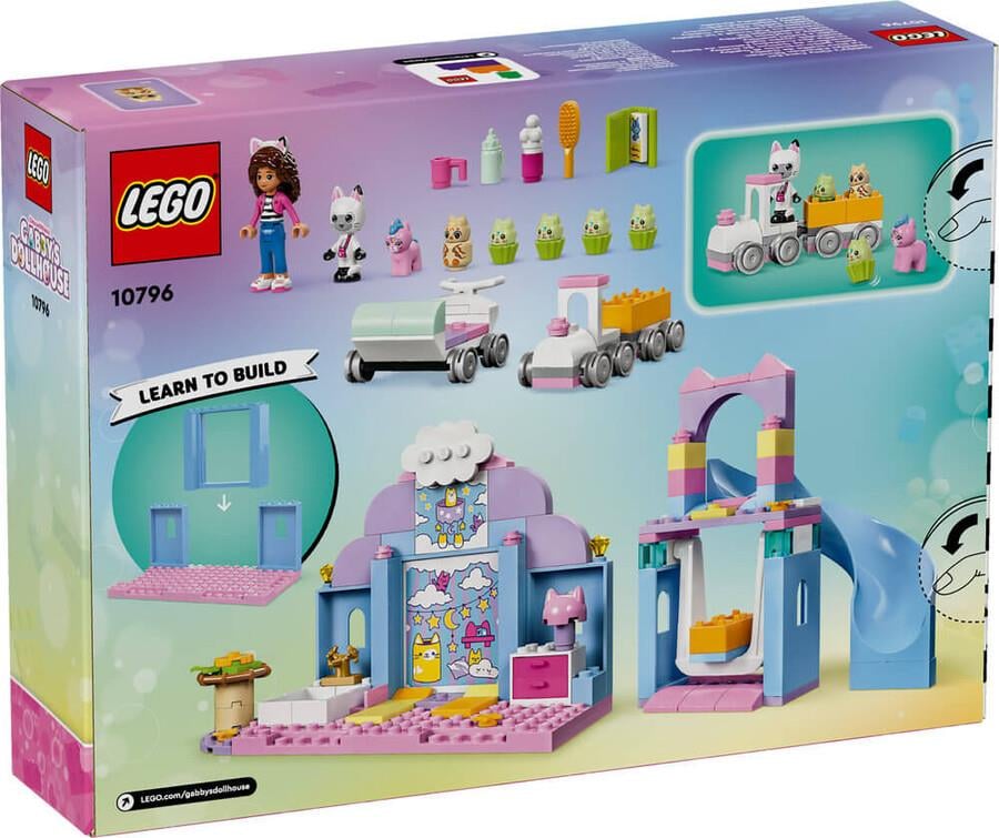 LEGO 4+ GABBY’S DOLLHOUSE GABBY’NIN KEDICIK BAKIM ODASI 10796 Diğer LEJ10796