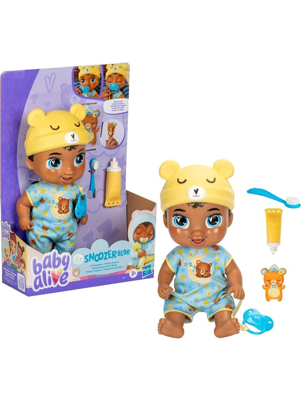 BABY ALIVE LIL DREAMER SNOOZER BEAR SLEEPY BEBEK F9967 Diğer F9967