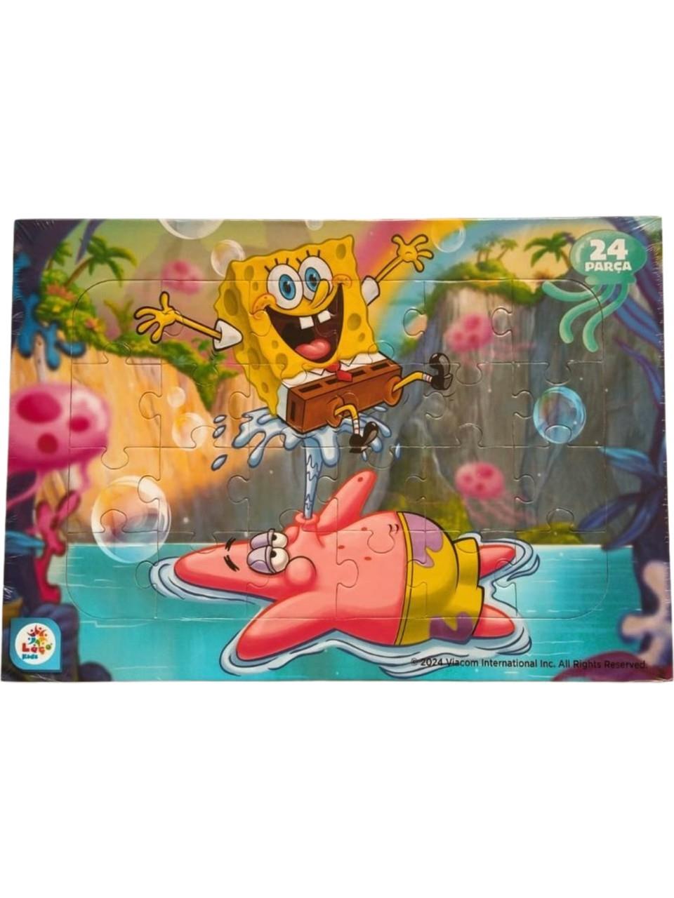 LACO KIDS SPONGEBOB 24 PARCA FRAME PUZZLE Diğer SB7978
