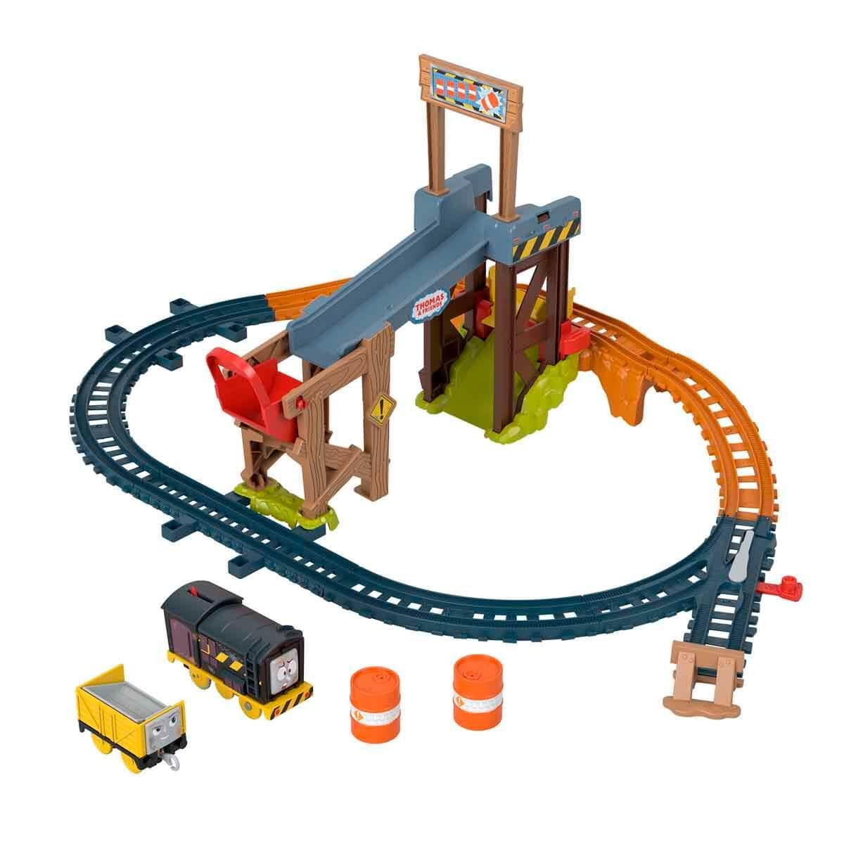 FISHER PRICE THOMAS VE ARKADASLARI DIESEL YUKLEME VE KALDIRMA INSAAT SETI JBW20 Diğer JBW20
