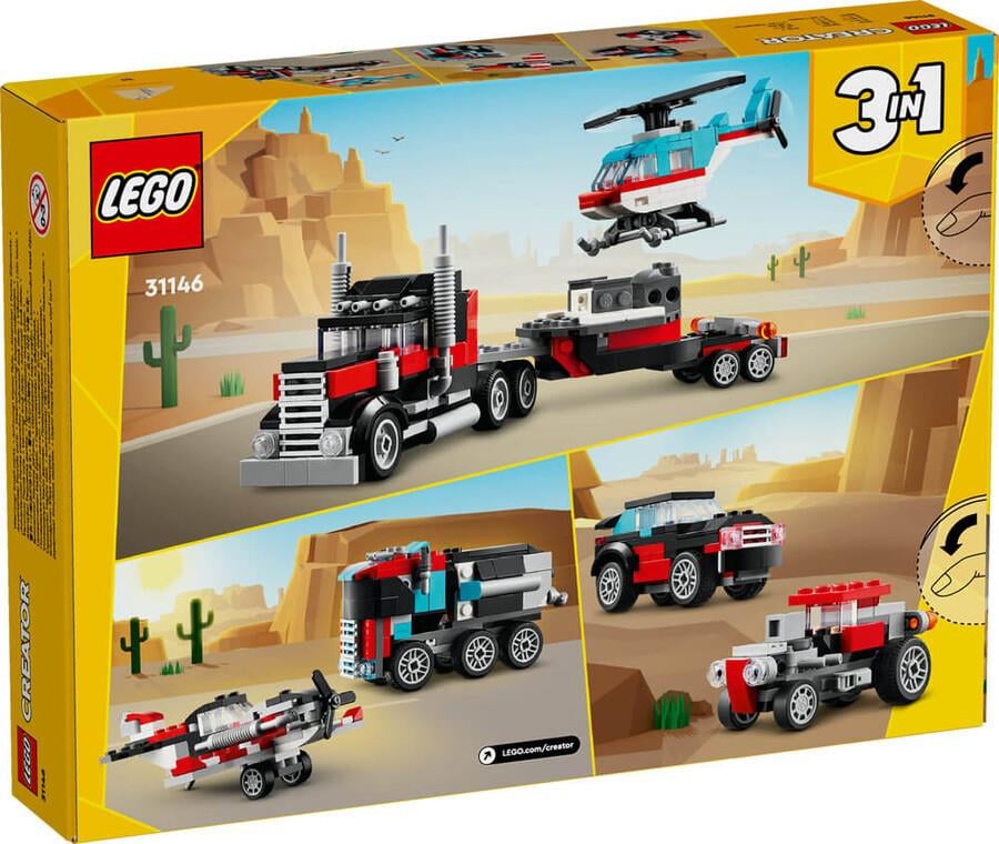 LEGO® CREATOR HELIKOPTERLI ACIK KASA KAMYON 31146 Diğer LMC31146