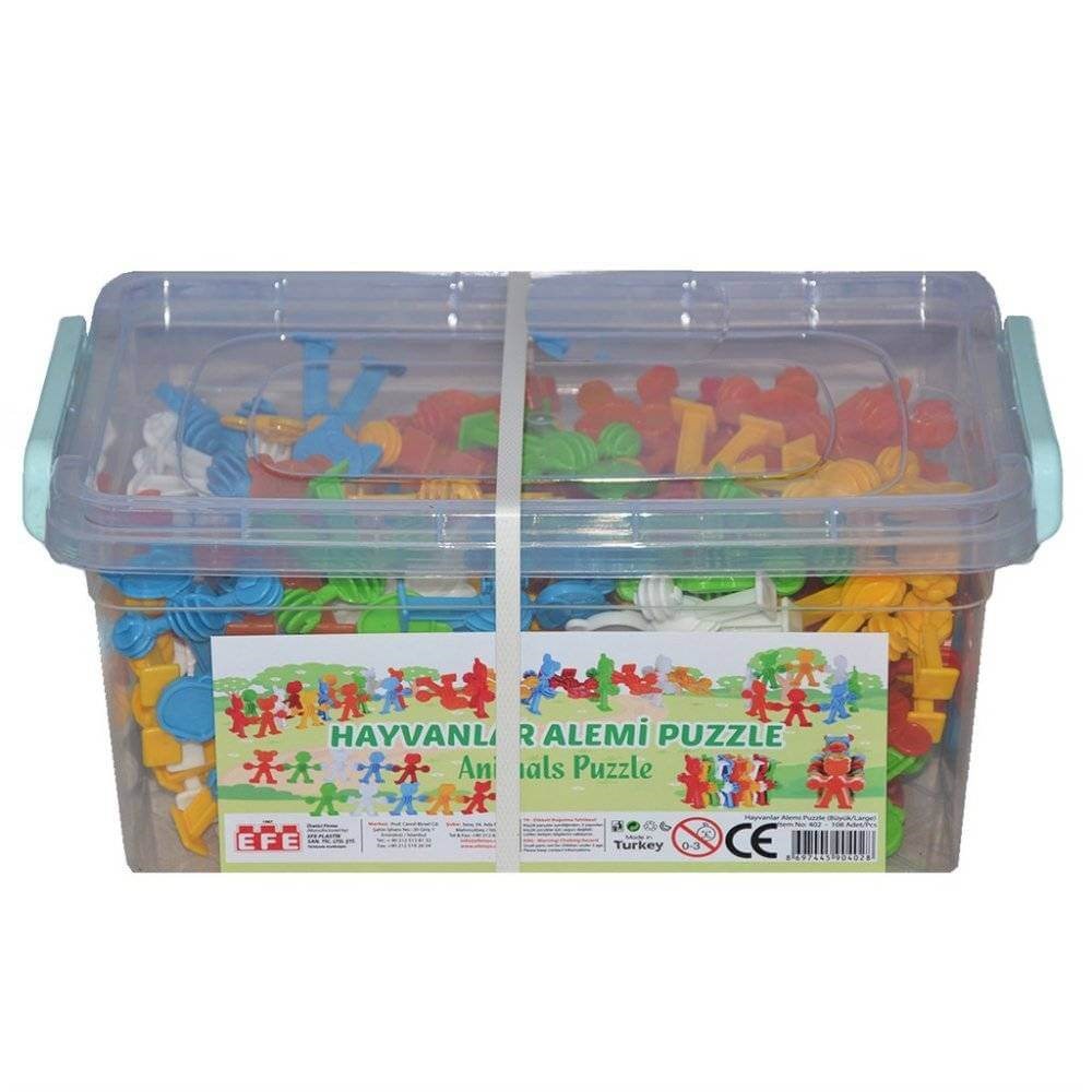 Hayvanlar Alemi Puzzle Büyük Boy Efe Oyuncak EFE 402