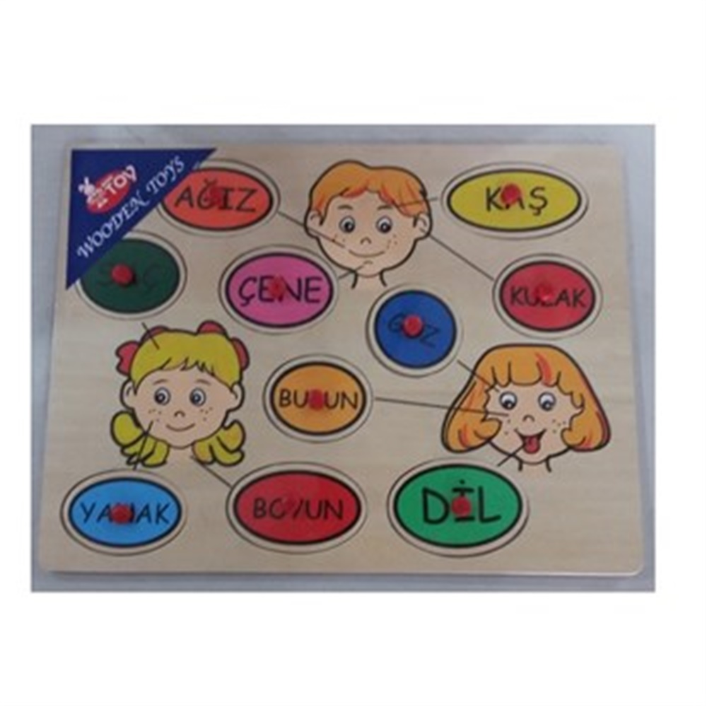 Ahşap El Ayak Vücut Puzzle