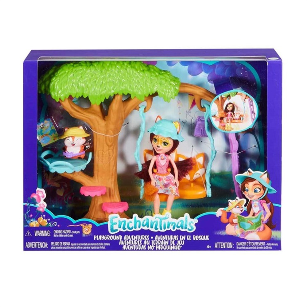 Enchantimals Oda ve Bebek Oyun Seti- Playground Adventures FRH44-FRH45 Enchantimals FRH45