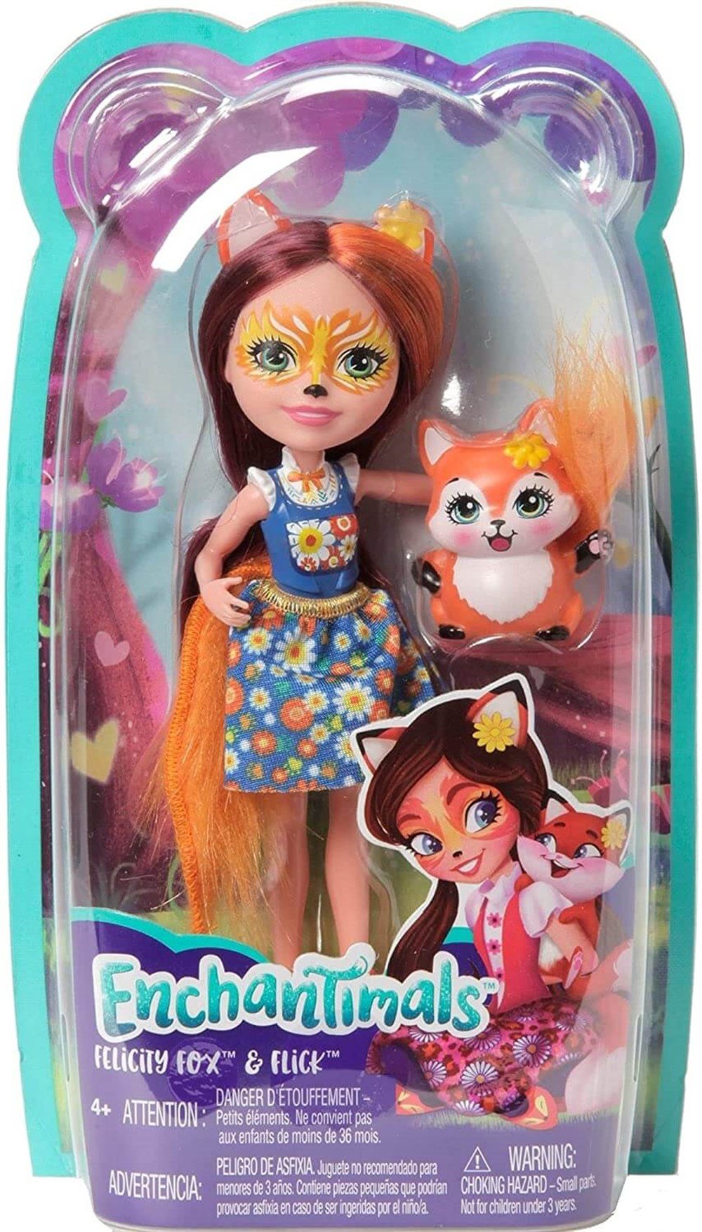 ENCHANTIMALS ANA KARAKTER BEBEKLER FELICITY FOX & FLICK DVH87-FXM71 Enchantimals FXM71