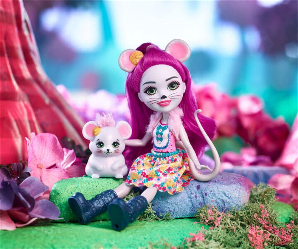 Enchantimals Ana Karakter Bebekler Mayla Mouse Ve Fondue Dvh87-Fxm76 Enchantimals FXM76