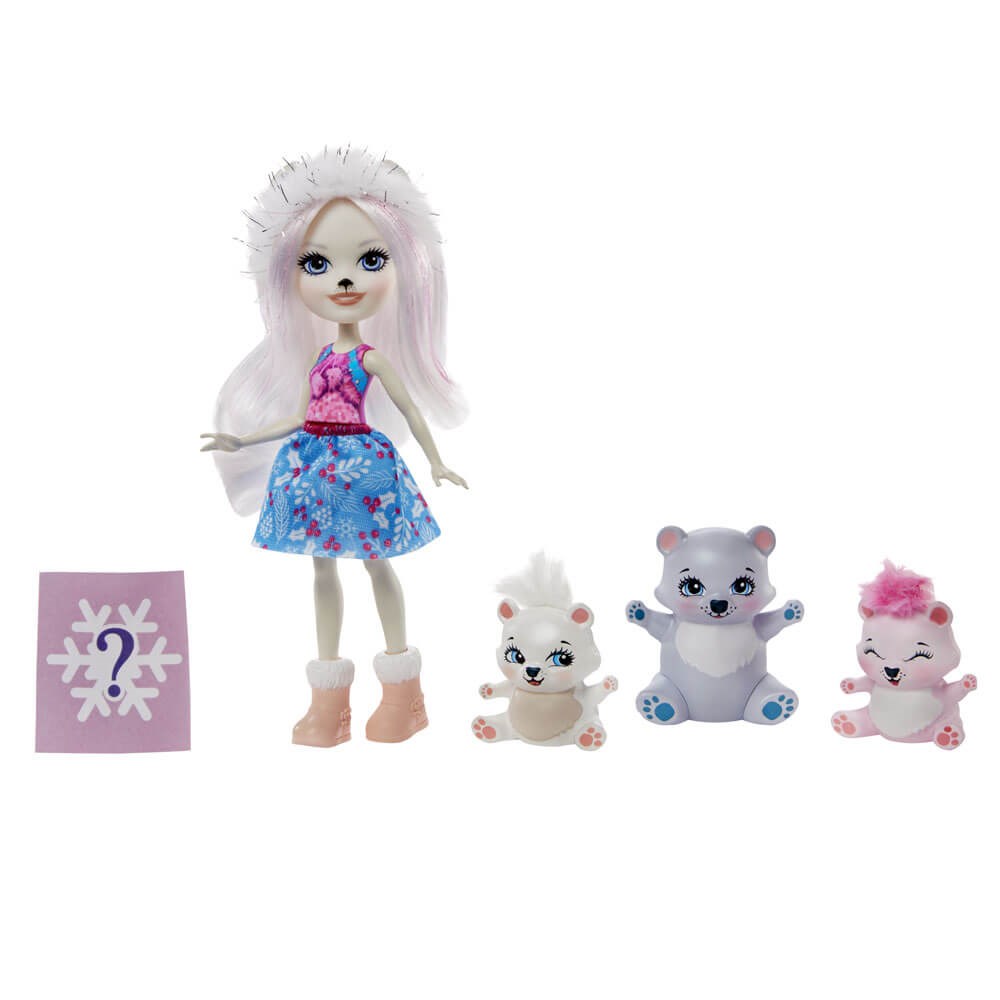 Enchantimals Aile Serileri Oyun Seti Ayıcık Ailesi Gjx43-Gjx47 Enchantimals GJX47