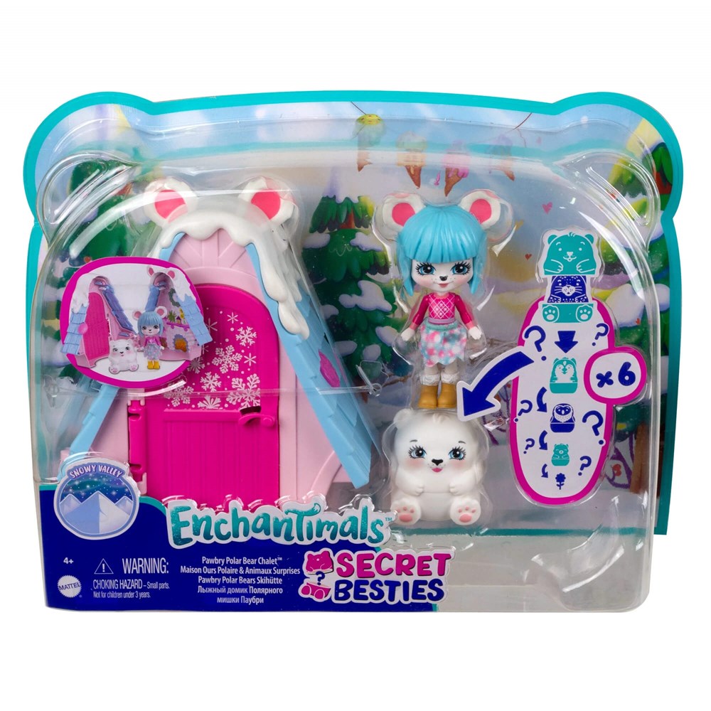 Enchantimals Secret Besties Bebek ve Ev Oyun Seti GTM46-GTM50 Enchantimals GTM50