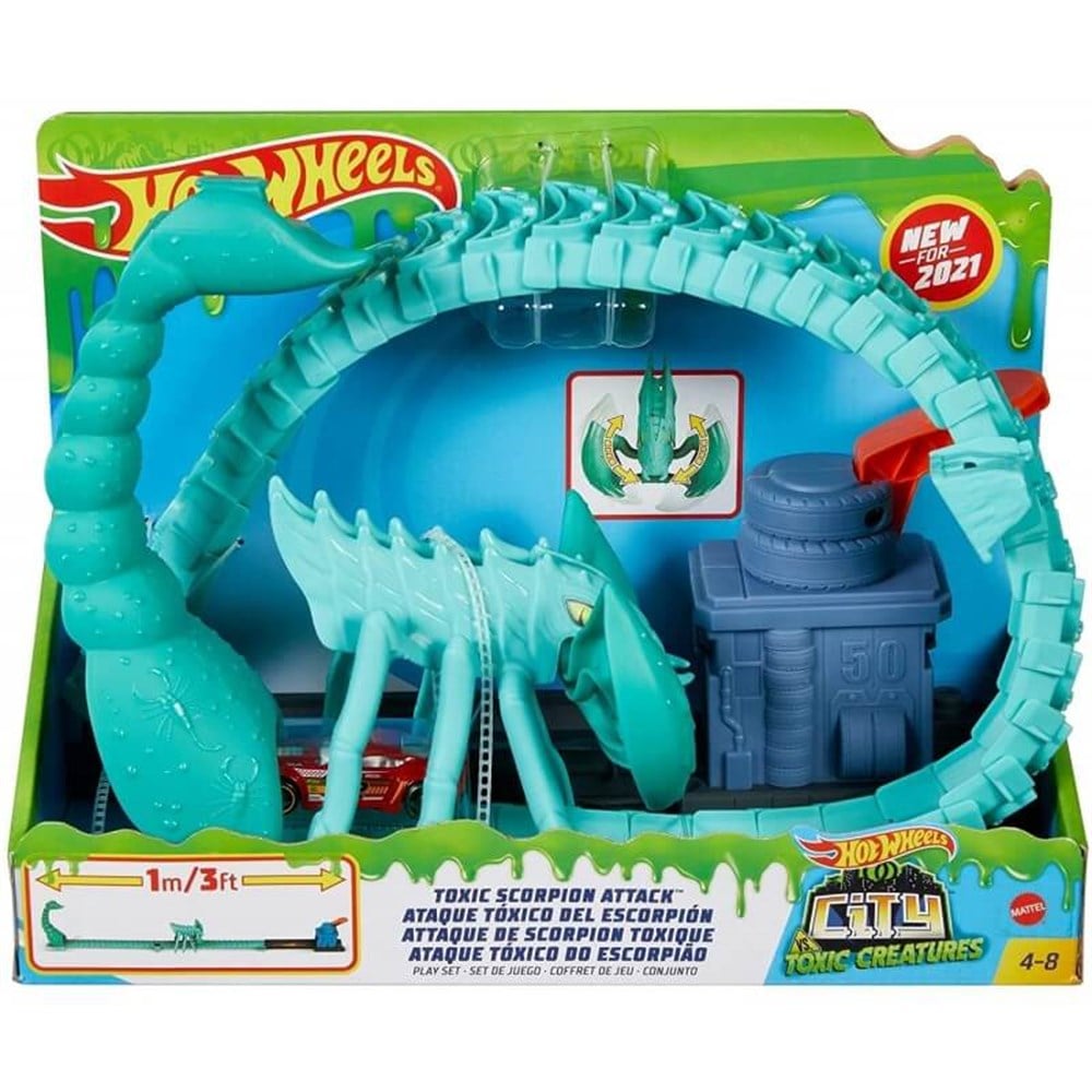 Hot Wheels Şehirde Yaratık Macerası Akrep Saldırısı FNB05-GTT67 Enchantimals GTT67