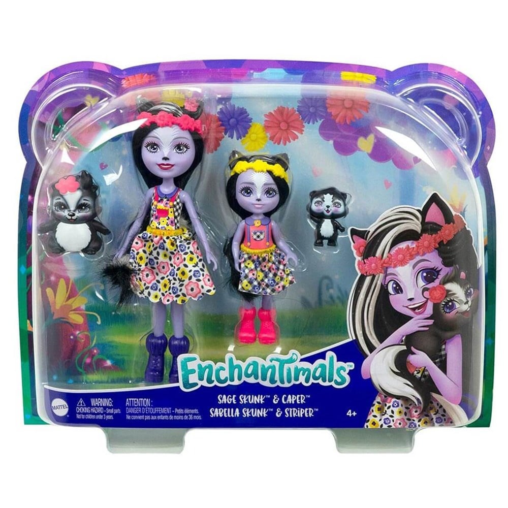 ENCHANTIMALS KIZ KARDES BEBEKLER SERISI HCF79-HCF82 Enchantimals HCF82