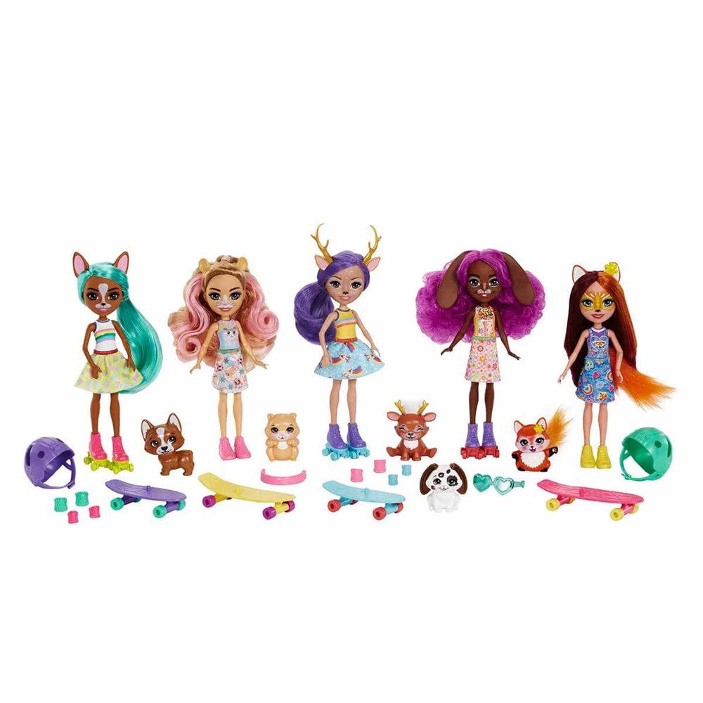 Enchantimals Şehir Bebekleri Beşli Paket HHC19 Enchantimals HHC19