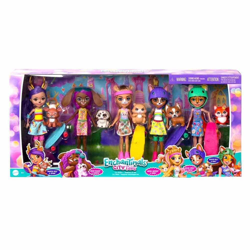 Enchantimals Şehir Bebekleri Beşli Paket HHC19 Enchantimals HHC19