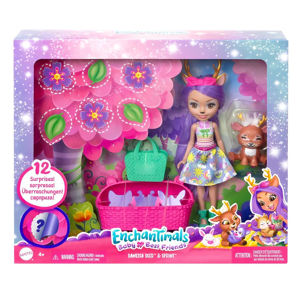 Enchantimals Bestie Reveal Yakın Arkadaş Bebekler HLK83-HLK84 Enchantimals HLK84