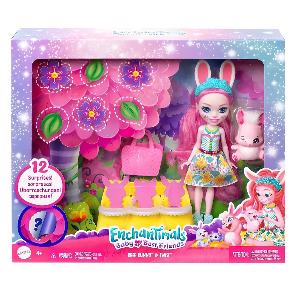 Enchantimals Bestie Reveal Yakın Arkadaş Bebekler HLK83-HLK85 Enchantimals HLK85