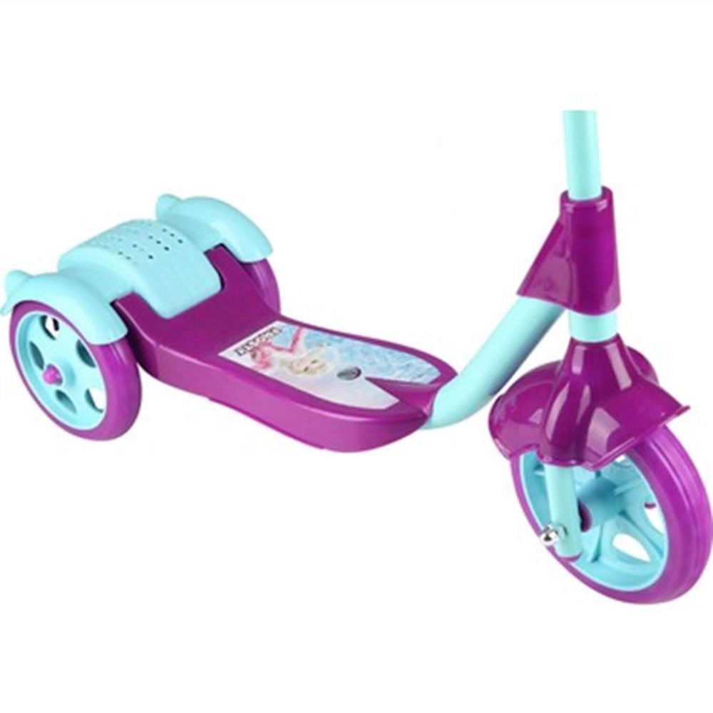 Erdem 3 Tekerlekli Frenlı Sepetli Frosty Mor Scooter Erdem Oyuncak ERD ESC12E