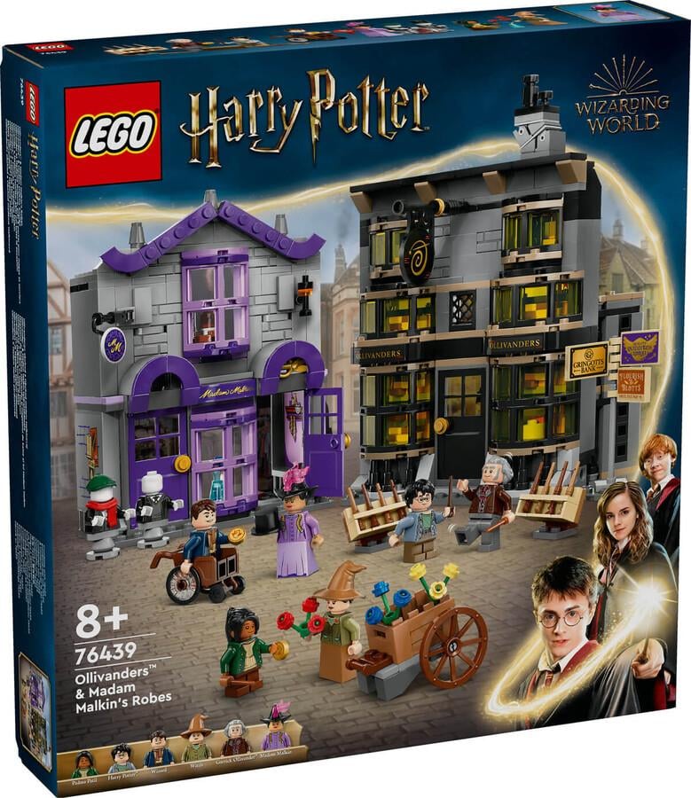 LEGO HARRY POTTER OLIVANDERS VE MADAM MALKININ CUBBE DUKKANI 76439 Diğer LSH76439