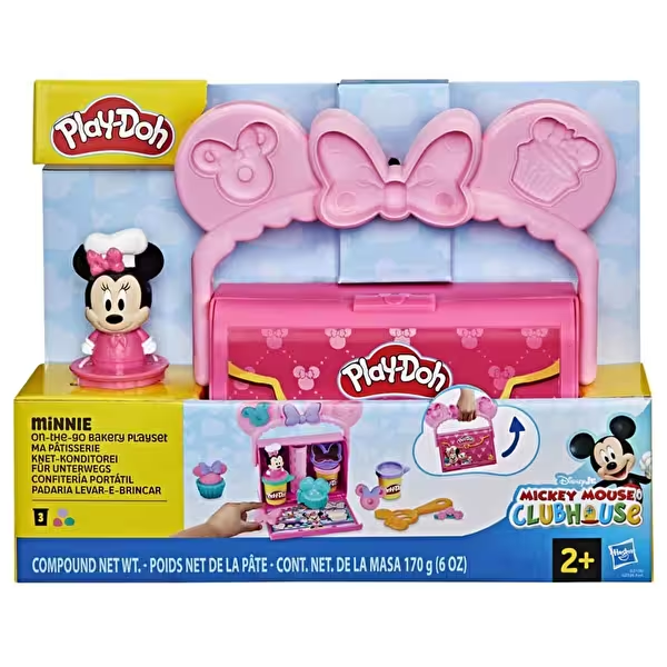 PLAY-DOH DISNEY JUNIOR MINNIE MOUSE AND GO BAKERY PLAYSET G2326-G3108 Diğer G3108